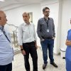 Fábio Lopez conhece as instalações da Santa Casa de Santos